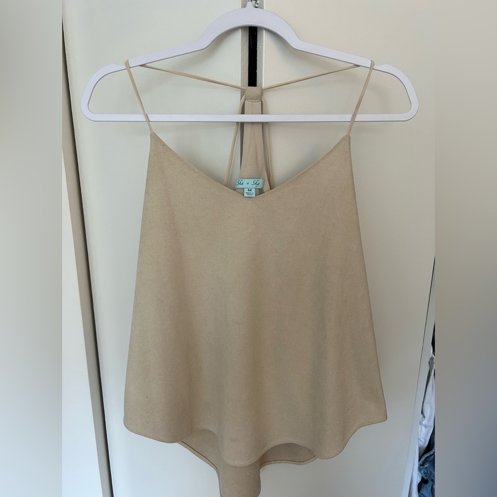 She + Sky Suede Tank - Picture 2 of 3